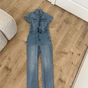 Stylish Blue Denim Jumpsuit